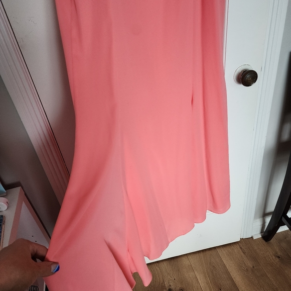 Fame & Partners, the Dina Dress, Coral, Size 16 Dress - Picture 6 of 7